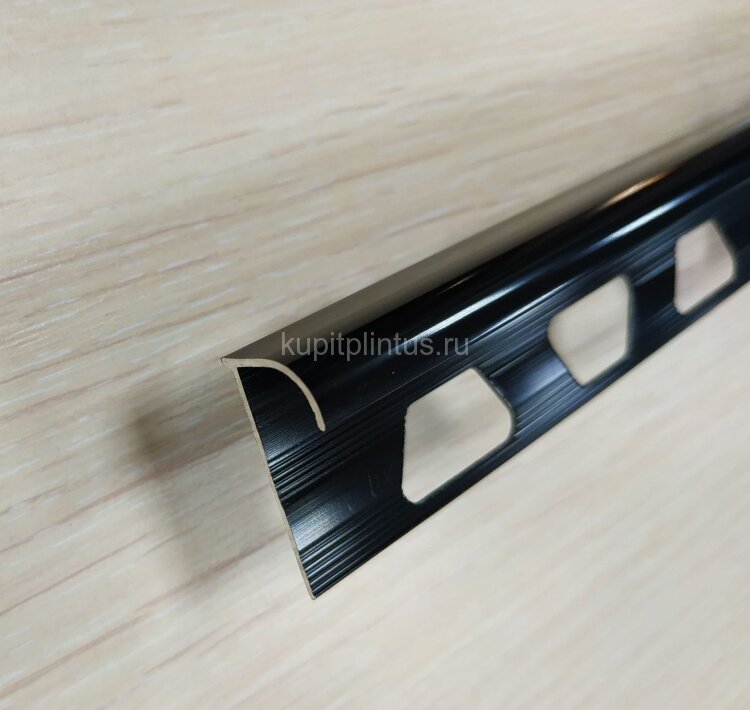 Заказать Алюминиевый С-профиль 10.5 мм ПО-10,5-08 черный глянец 2.7 м Заказать Алюминиевый С-профиль 10.5 мм ПО-10,5-08 черный глянец 2.7 м