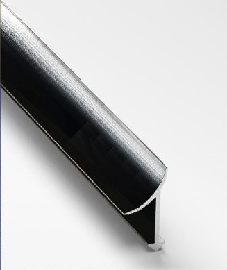 Заказать Профиль алюминиевый для плитки внутренний 10 мм Gunsen PV30-19 черный блестящий 2,7 м 