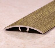 Порог одноуровневый алюминиевый ПО-31 203 Дуб темный 2,7 м Порог одноуровневый алюминиевый ПО-31 203 Дуб темный 2,7 м