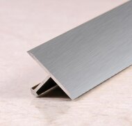 Профиль Т-образный из алюминия ПТ-13 серебро матовое браш 2,7 м Профиль Т-образный из алюминия ПТ-13 серебро матовое браш 2,7 м