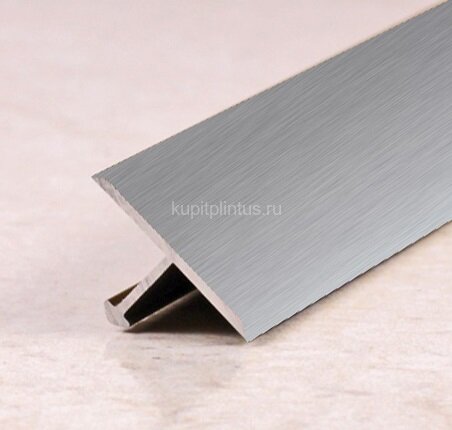 Заказать Профиль Т-образный из алюминия ПТ-13 серебро матовое браш 2,7 м Заказать Профиль Т-образный из алюминия ПТ-13 серебро матовое браш 2,7 м