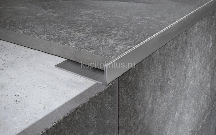 Заказать L-профиль стальной 12 мм FG 12 S сатинированная сталь 2,7 м 