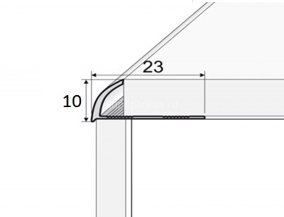 Заказать С-профиль алюминиевый 10 мм Effector A 53.E01 серебро глянец 3 м Заказать С-профиль алюминиевый 10 мм Effector A 53.E01 серебро глянец 3 м