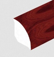 Галтель ПВХ 14х14 Cezar 106 Махон 2,5 м