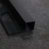 Алюминиевый П-профиль закладной ПО-П10х10 Черный матовый 2,7 м