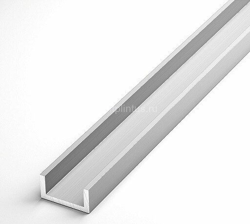 Заказать Алюминиевый швеллер 25х25х25х2 мм анодированный серебро 3 м Заказать Алюминиевый швеллер 25х25х25х2 мм анодированный серебро 3 м