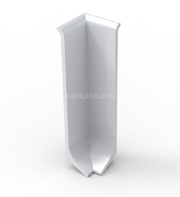 Заказать Уголок внутренний для напольного плинтуса Мега-Трейд ЛП-60ув Серебристый 