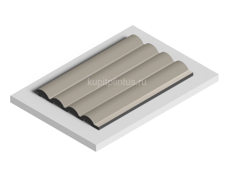 Заказать Стеновая панель 12х120 мм HiWood LV140 BR487 бежевая 2,7 м 