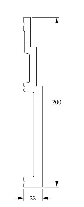 Заказать Плинтус с кабель-каналом Orac Decor Duropolymer SX181 2 м 