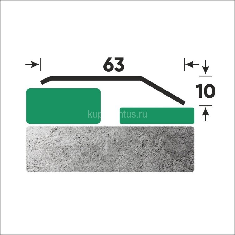 Заказать Стальной порог разноуровневый 63x10 мм FAP 10 GM золото сатинированное 2,7 м Заказать Стальной порог разноуровневый 63x10 мм FAP 10 GM золото сатинированное 2,7 м