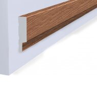 Финишный молдинг Hiwood LF124A BR396 под дерево 42х12 мм 2,7 м Финишный молдинг Hiwood LF124A BR396 под дерево 42х12 мм 2,7 м