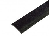 Порог алюминиевый крашеный А1 КР черный металлик 2,7 м