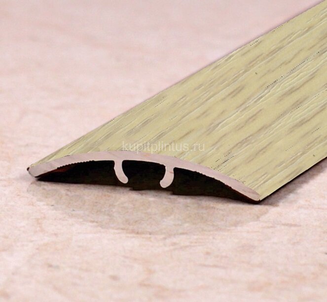 Заказать Порог одноуровневый алюминиевый ПО-31 202 Дуб беленый 2,7 м 