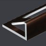 Заказать Алюминиевый L-профиль 12 мм PV03-11 коричневый блестящий 2,7 м Заказать Алюминиевый L-профиль 12 мм PV03-11 коричневый блестящий 2,7 м