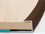 Гибкий П-образный профиль окантовочный 10 мм Effector S 93 0924 Дуб Порта 2,5 м Гибкий П-образный профиль окантовочный 10 мм Effector S 93 0924 Дуб Порта 2,5 м