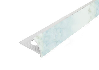 Заказать Профиль внешний ПВХ для плитки Cezar 7 мм 226 Бледно-зеленый мрамор 2,5 м 