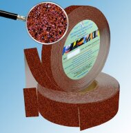 Противоскользящая абразивная лента AntiSlip 60 grit 25 мм черно-коричневый мрамор 18,3 м Противоскользящая абразивная лента AntiSlip 60 grit 25 мм черно-коричневый мрамор 18,3 м