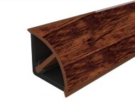 Плинтус для столешницы 14х14 Cezar Mini выпуклый 029 Темный каштан 3 м Плинтус для столешницы 14х14 Cezar Mini выпуклый 029 Темный каштан 3 м