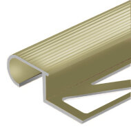 Профиль для ступеней овальный (ZET OWAL) алюминий PV49-09 шампань блестящая 2,7 м