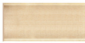 Цветная декоративная панель Decomaster B10-933 Матовое золото 100х9х2400 мм
