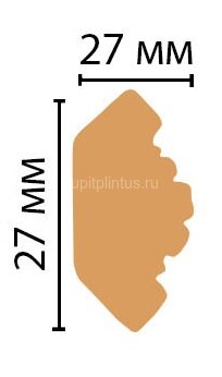 Заказать Внутренний уголок Decomaster 157M-3 Орех 27х27х2400 мм Заказать Внутренний уголок Decomaster 157M-3 Орех 27х27х2400 мм