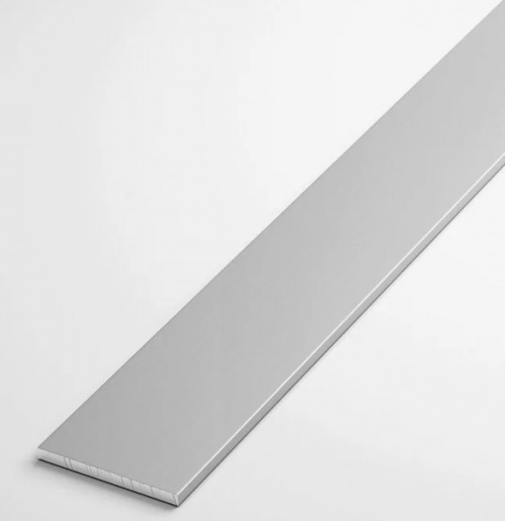 Заказать Алюминиевая полоса 20х3 мм анодированная серебро 3 м 
