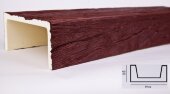 Декоративная балка из полиуретана 95х190 мм Уникс Славянский стиль СС3 Вишня 2 м Декоративная балка из полиуретана 95х190 мм Уникс Славянский стиль СС3 Вишня 2 м