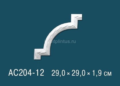 Заказать Угловой элемент с орнаментом Перфект AC204-12 290х290 мм 