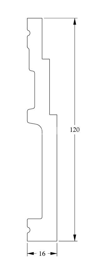 Заказать Плинтус с кабель-каналом гибкий Orac Decor Duropolymer Flex SX180F 2 м 