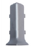 Уголок наружний металлический для плинтуса ПТ-100 М уголок наружний серебро