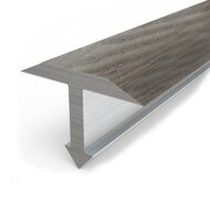 Декорированный Т-профиль из алюминия Т-26 КД Дуб арктик 2,7 м Декорированный Т-профиль из алюминия Т-26 КД Дуб арктик 2,7 м