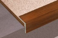 Угловой порог из декорированного алюминия Д19 КД Вишня 2,7 м Угловой порог из декорированного алюминия Д19 КД Вишня 2,7 м
