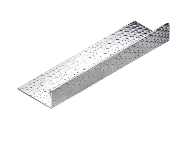 Заказать L-профиль 10 мм из нержавеющей стали NEEXY PVS93-12 EMG тисненый серый 2.7м 