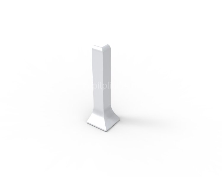 Заказать Уголок внешний для напольного плинтуса 100 мм Мега-Трейд ЛП-100ун 0035 серый RAL 9006 