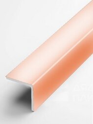 Алюминиевый уголок защитный 20х20 мм прямой PV74-15 розовый блестящий 2,7 м Алюминиевый уголок защитный 20х20 мм прямой PV74-15 розовый блестящий 2,7 м
