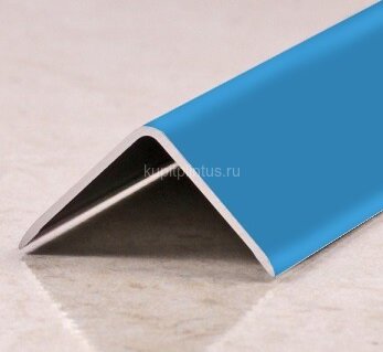 Заказать Алюминиевый уголок 20х20 мм PV63-31 синий Ral 5015 2,7 м 