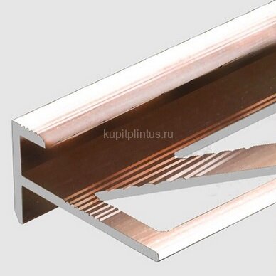 Заказать Профиль F-образный алюминиевый 10 мм PV53-15 розовый блестящий 2,7 м Заказать Профиль F-образный алюминиевый 10 мм PV53-15 розовый блестящий 2,7 м