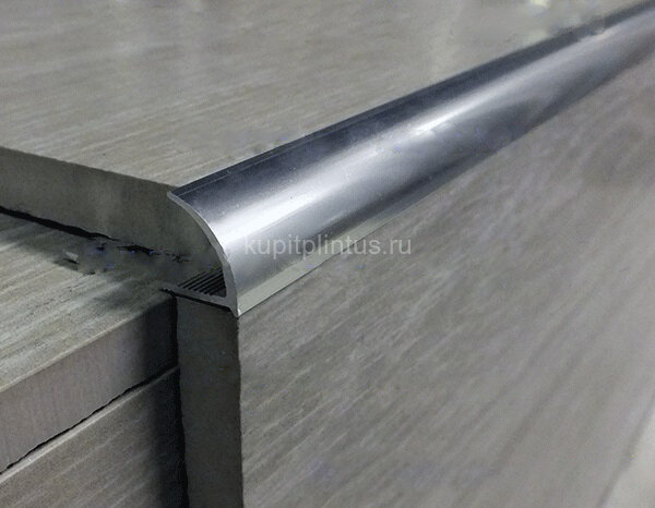 Заказать С-профиль алюминиевый 10 мм Effector A 53.07 инокс 3 м 