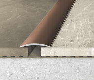 Алюминиевый порог одноуровневый 40 мм Effector A 13-03 Бронза 2,7 м