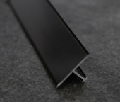 Алюминиевый Т-образный профиль ПТ-10 Черный матовый 2,7 м