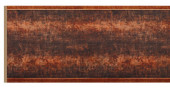 Цветная декоративная панель Decomaster B10-767 Коричневый-золото 100х9х2400 мм