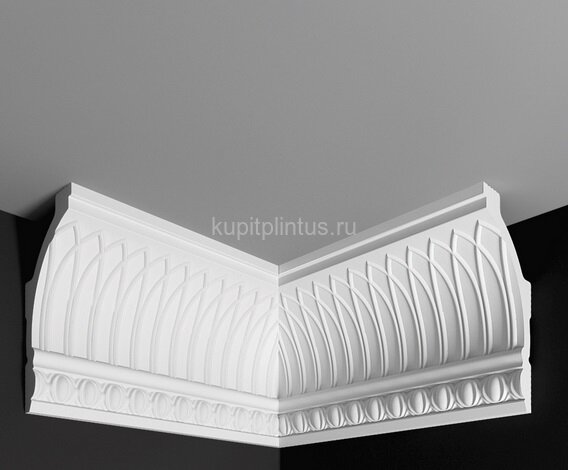 Заказать Угол внутренний к плинтусу Де-Багет ДП 16/120 (6*4) белый 