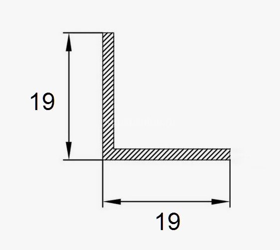 Заказать Алюминиевый уголок 19х19 мм ПБ19х19 золото люкс 3 м Заказать Алюминиевый уголок 19х19 мм ПБ19х19 золото люкс 3 м