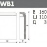 Заказать Основание для наличников NMC Wallstyl WB1 160х110 (2 штуки) 