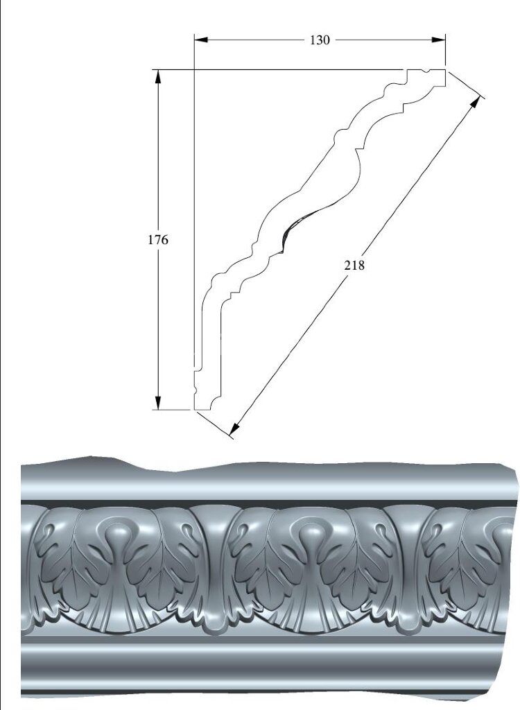 Заказать Карниз Orac Decor Purotouch C219 2 м 