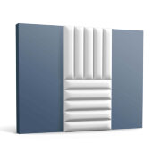 Декоративная панель Orac Decor 3D W218 белый полиуретан 200x25x2.3 см