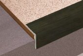 Угловой порог из декорированного алюминия Д19 КД Венге 2,7 м Угловой порог из декорированного алюминия Д19 КД Венге 2,7 м