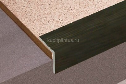 Заказать Угловой порог из декорированного алюминия Д19 КД Венге 2,7 м Заказать Угловой порог из декорированного алюминия Д19 КД Венге 2,7 м