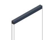 Молдинг 12х12 мм HiWood D12V1 BU22 цвет под дерево из фитополимера 2.7м