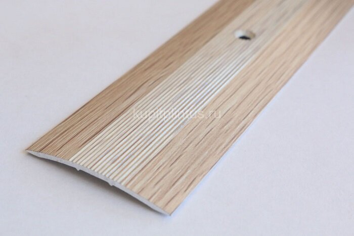 Заказать Порог алюминиевый декорированный А5 КД Дуб беленый 2,7 м Заказать Порог алюминиевый декорированный А5 КД Дуб беленый 2,7 м